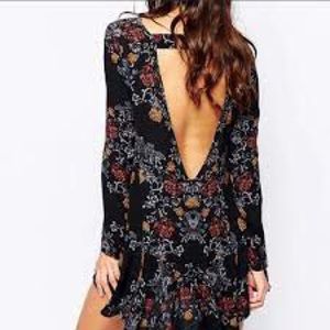 Free People Smooth Talker Floral Tunic